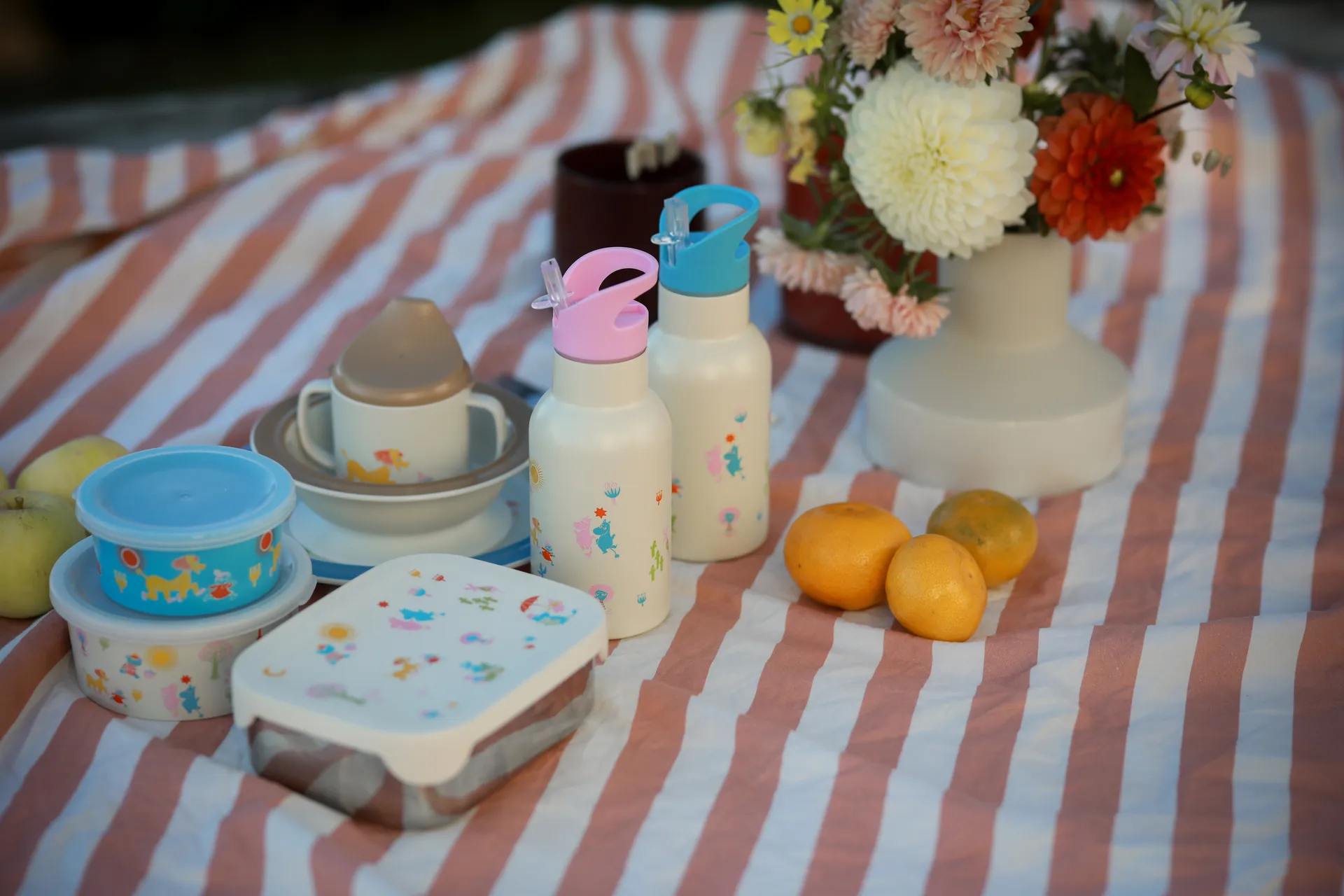 Moomin 80 lunchdoos metaal 13x17 cm, Beige Rätt Start