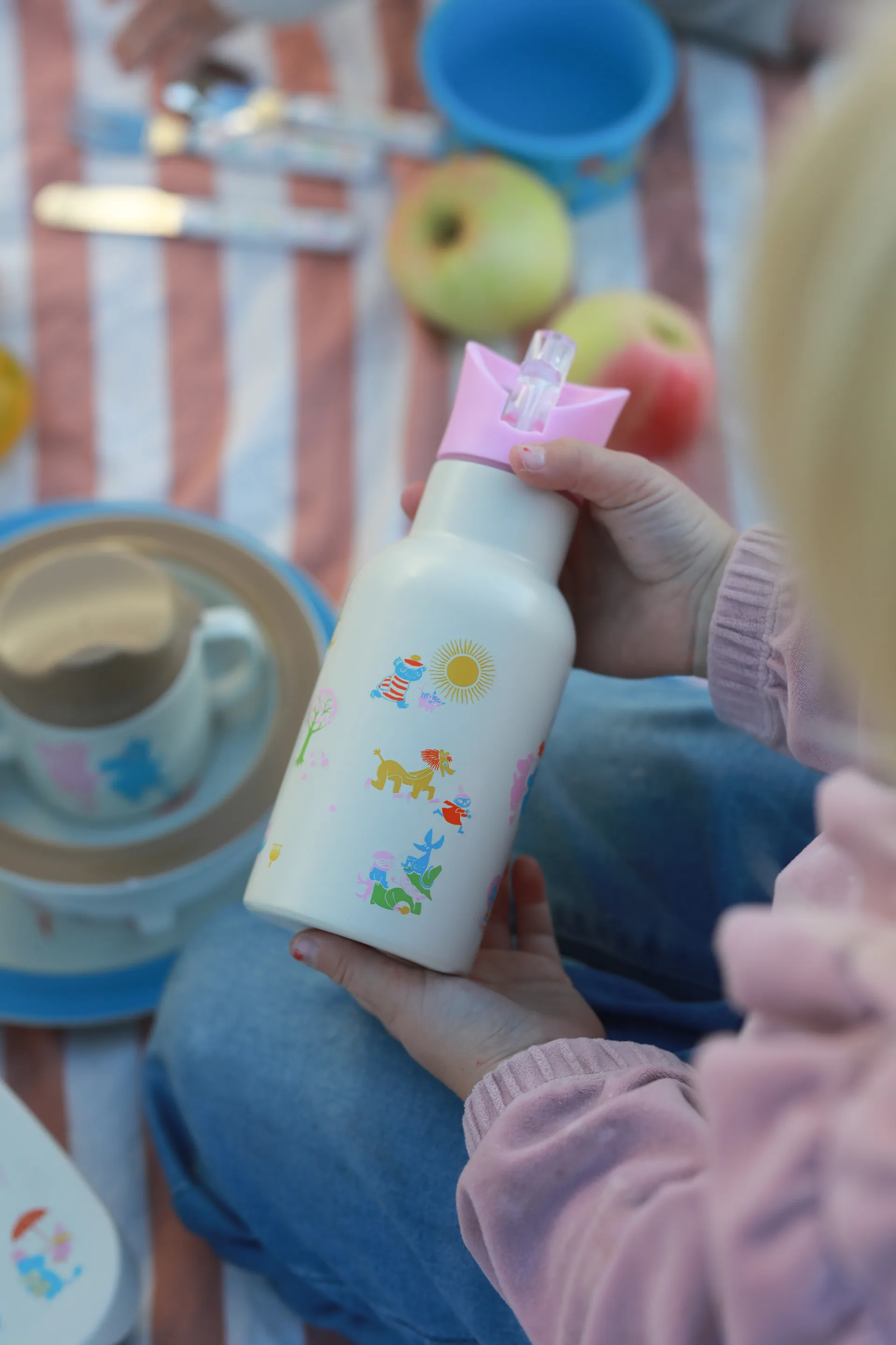 Moomin 80 waterfles 34 cl, Beige-roze Rätt Start