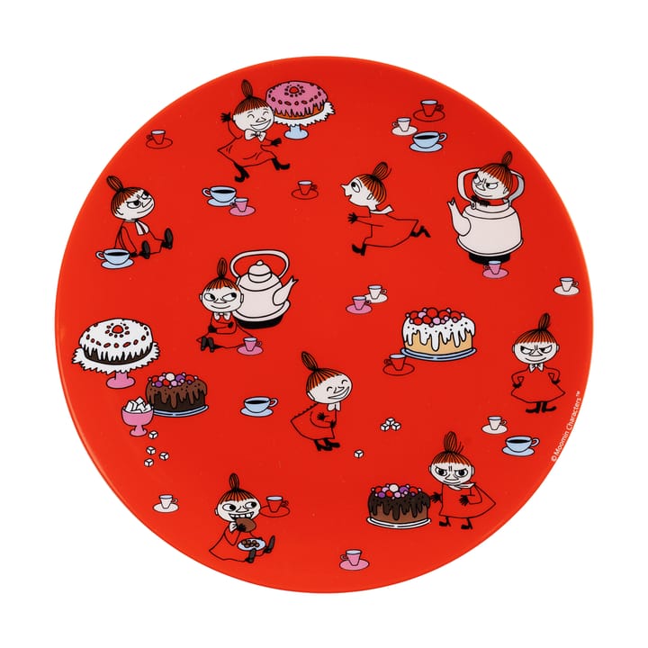 Moomin Little My bord Ø19,8 cm - Rood - Rätt Start