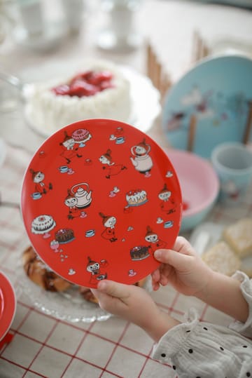 Moomin Little My bord Ø19,8 cm - Rood - Rätt Start