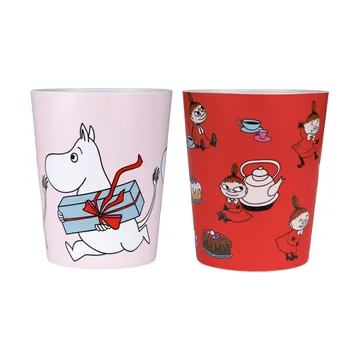 Moomin Little My tumblermokken 20 cl 2-pack - Rood-roze - Rätt Start