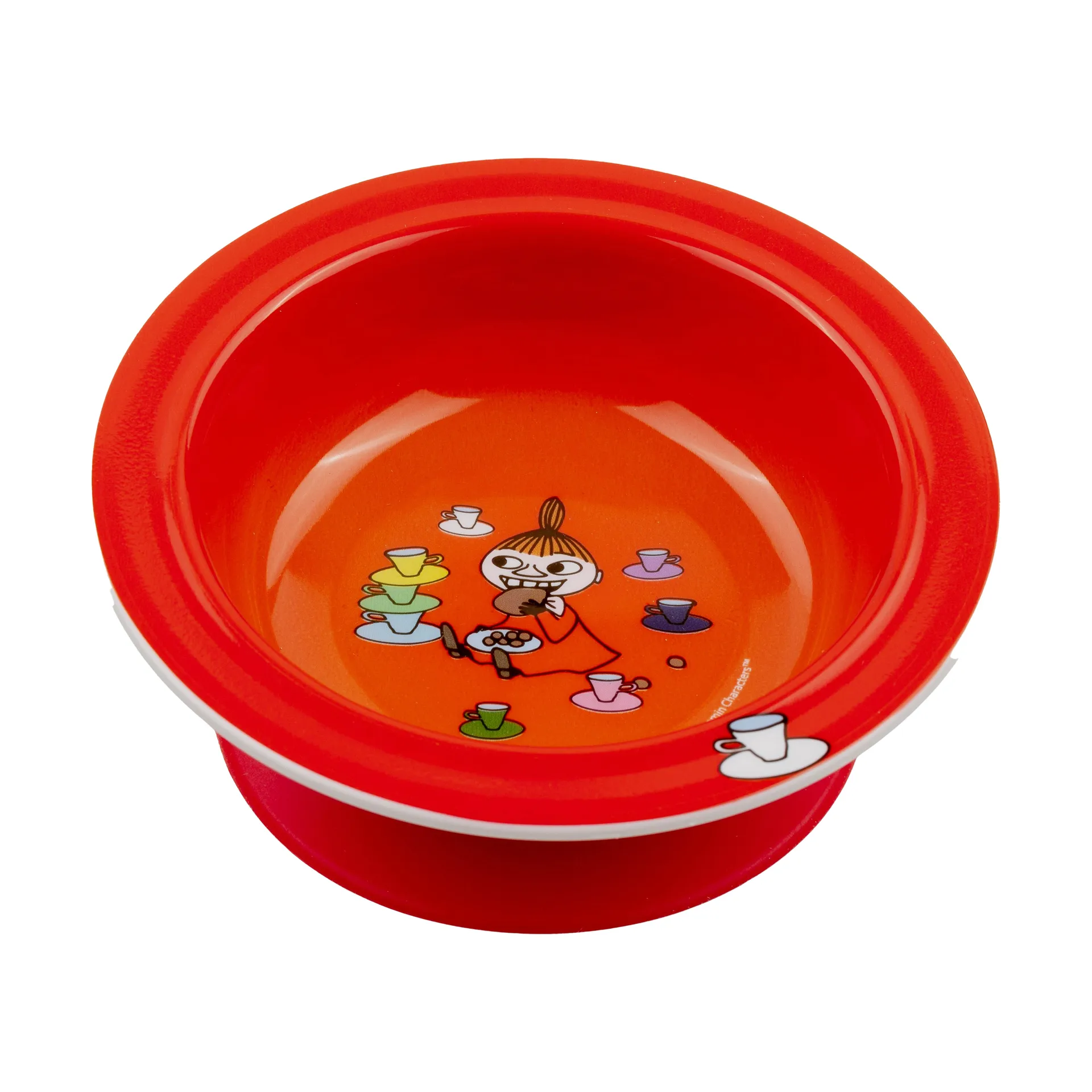 Moomin Little My zuignapbord Ø15,5 cm, Rood Rätt Start