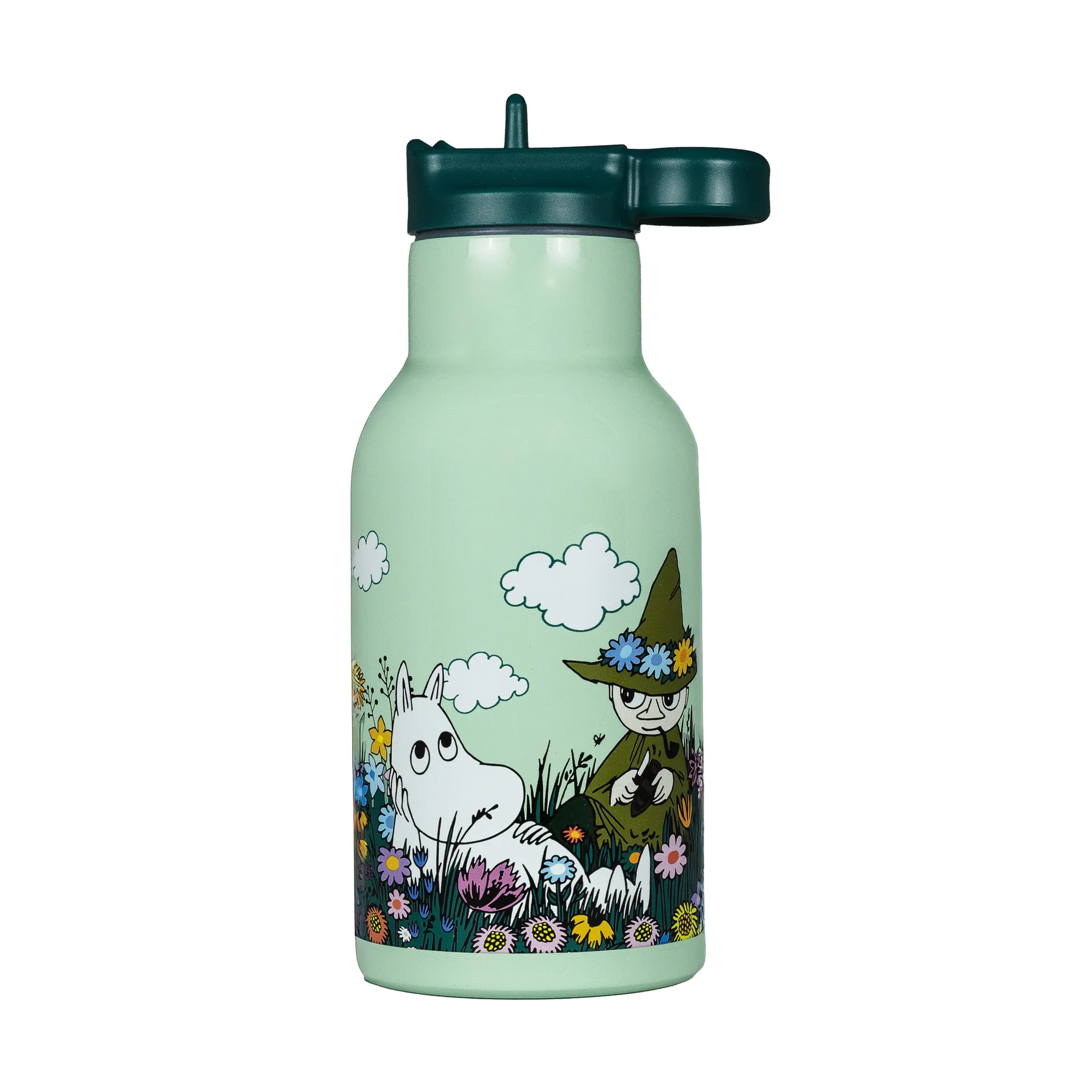 Moomin Meadow waterfles 34 cl, Groen Rätt Start