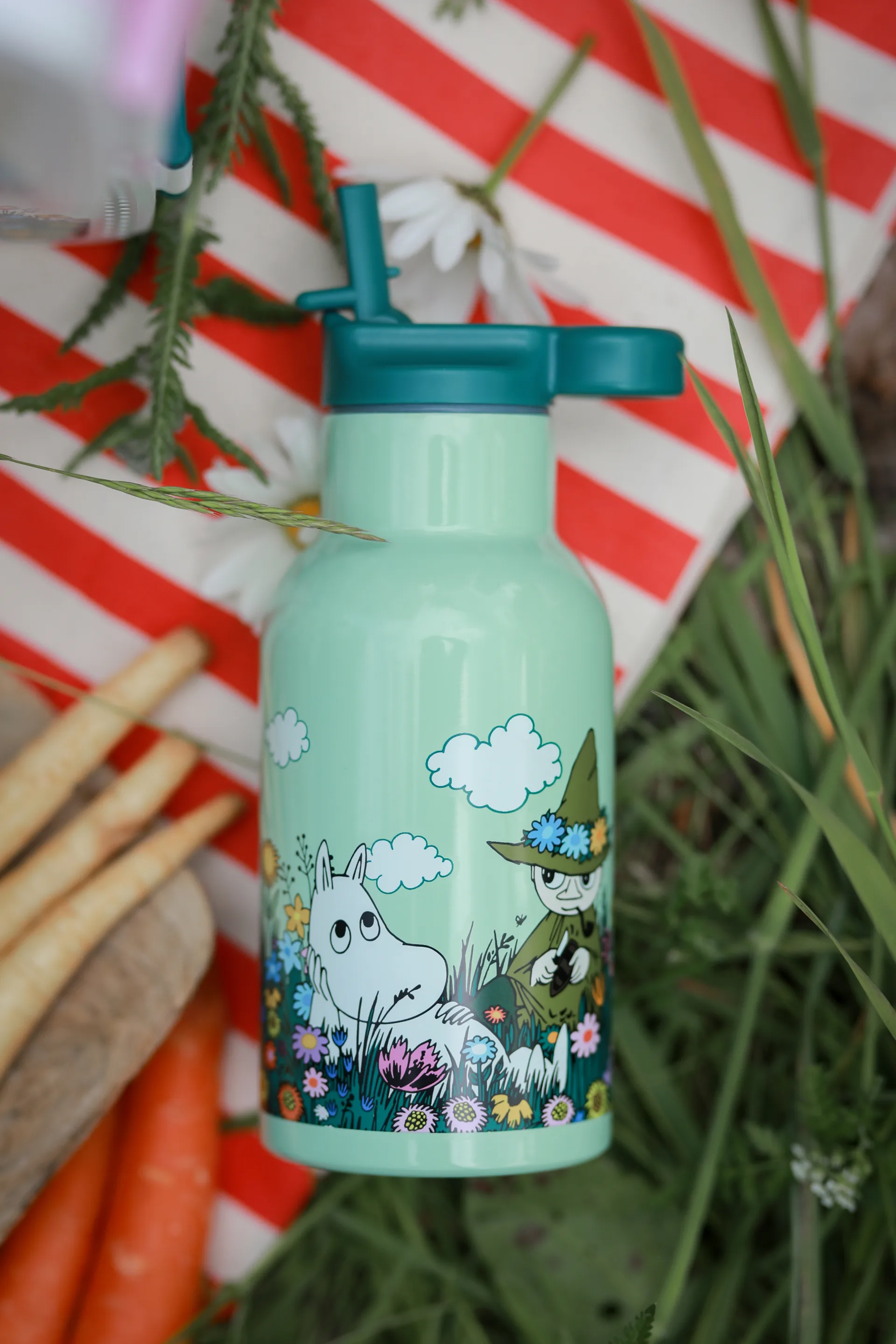 Moomin Meadow waterfles 34 cl, Groen Rätt Start