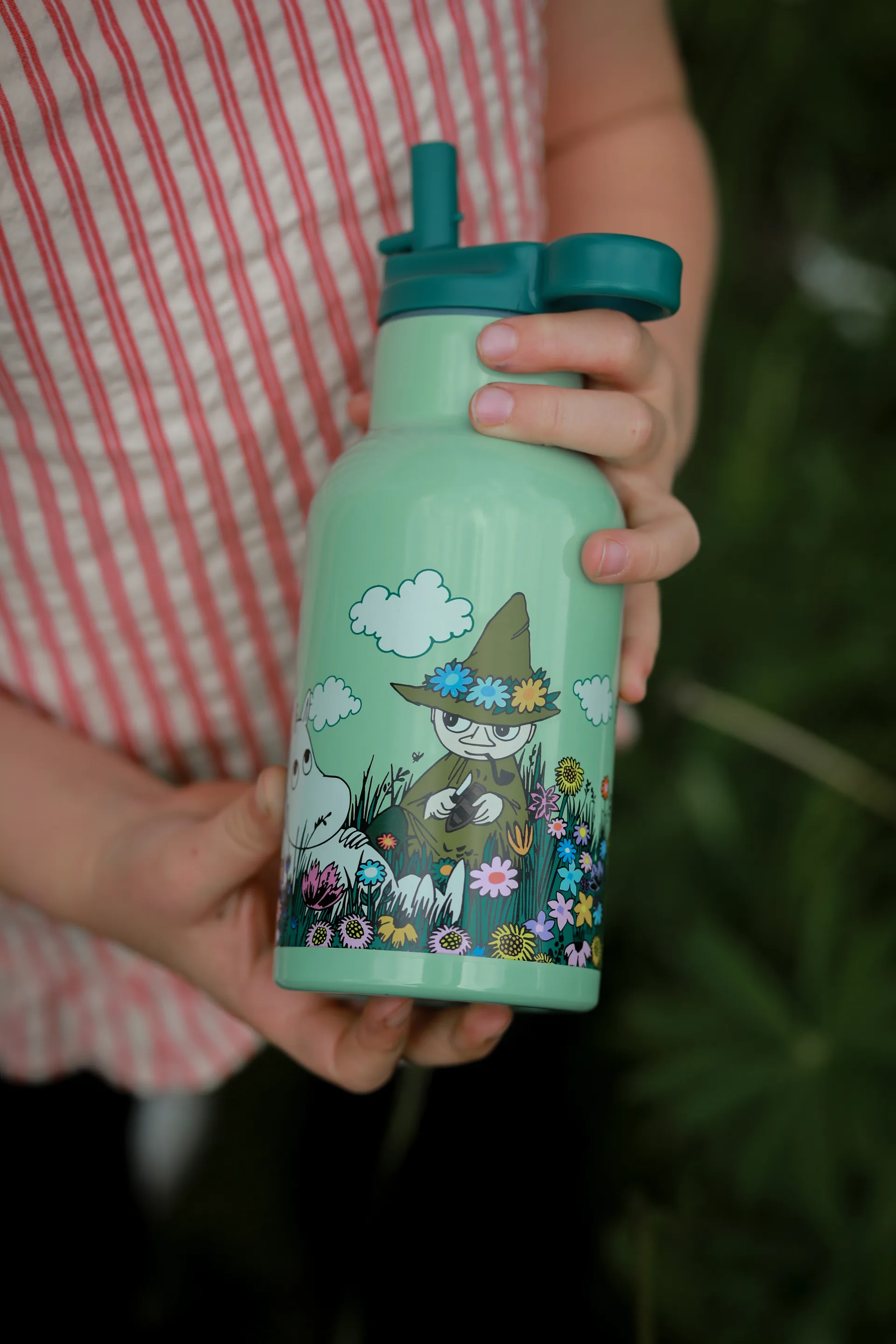 Moomin Meadow waterfles 34 cl, Groen Rätt Start