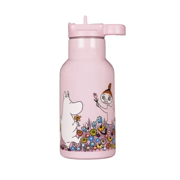 Moomin Meadow waterfles 34 cl - Roze - Rätt Start