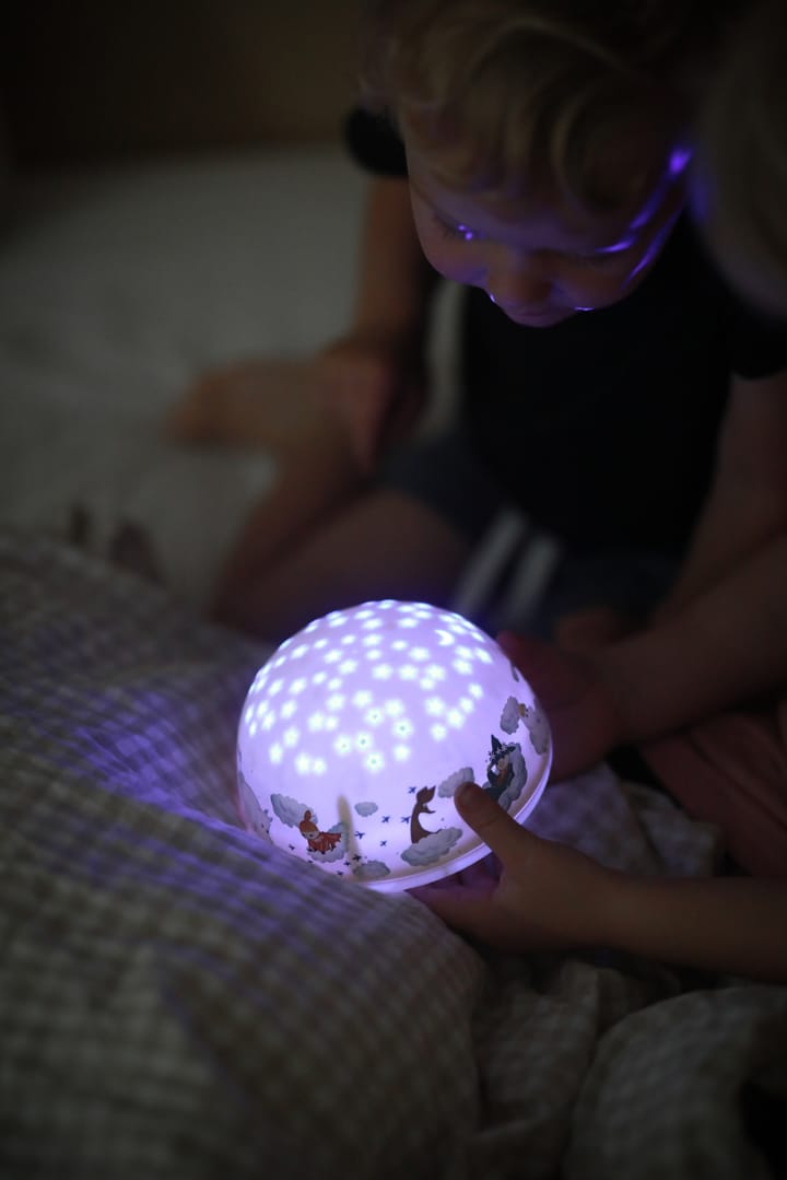 Moomin nachtlamp met sterrenhemel en muziek, Geel Rätt Start