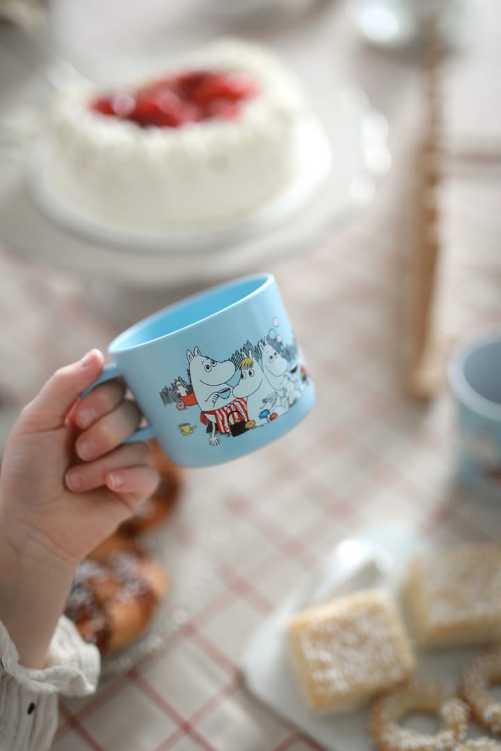 Moomin Picnic mok 25 cl, Lichtblauw Rätt Start