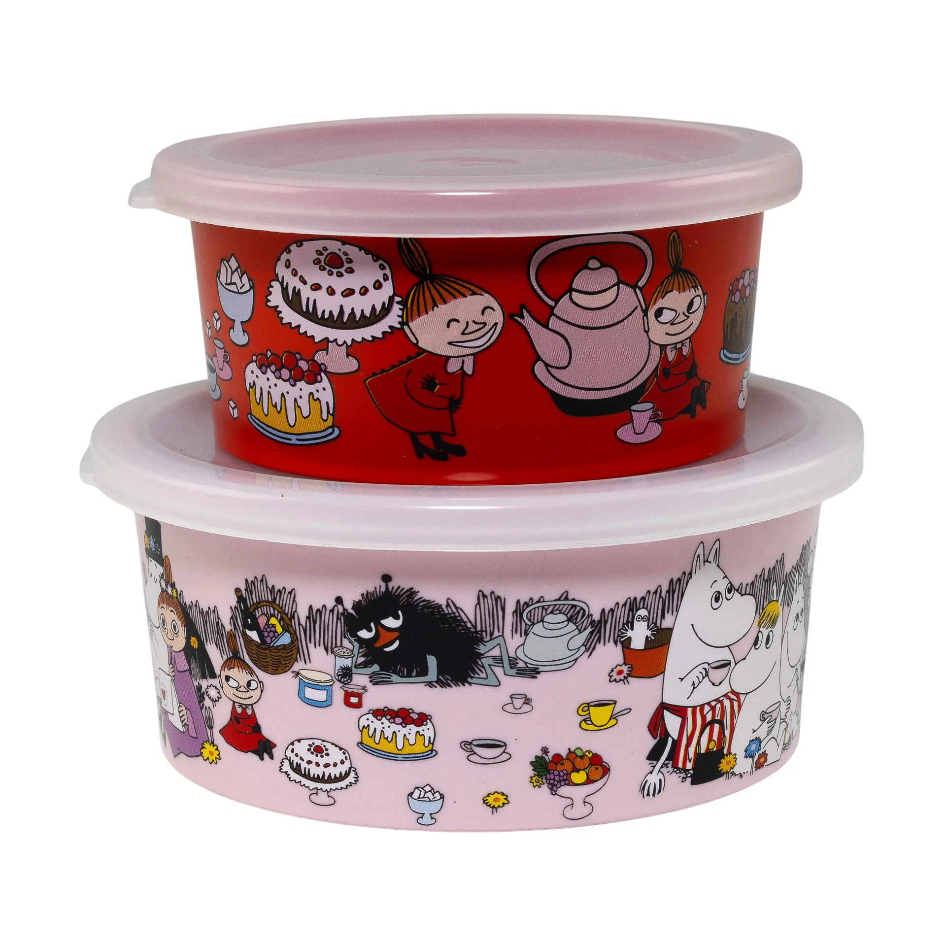 Mumin Picknick Lilla My Snackbox 2-pack, Multi Rätt Start