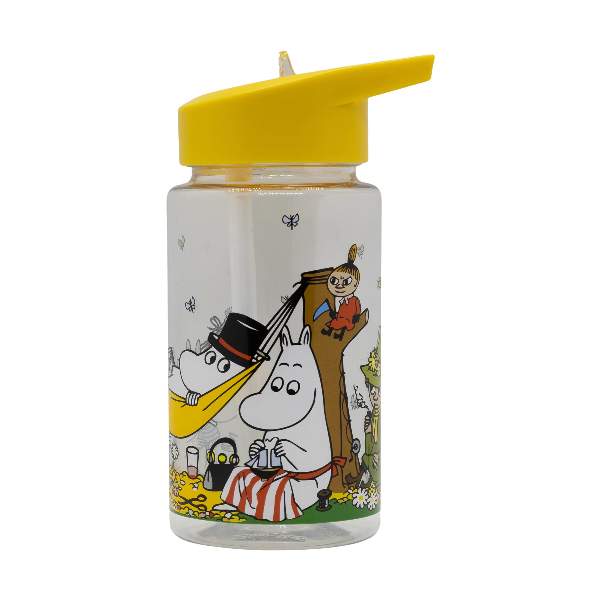 Mumin Picknick waterfles 55 cl, Geel Rätt Start