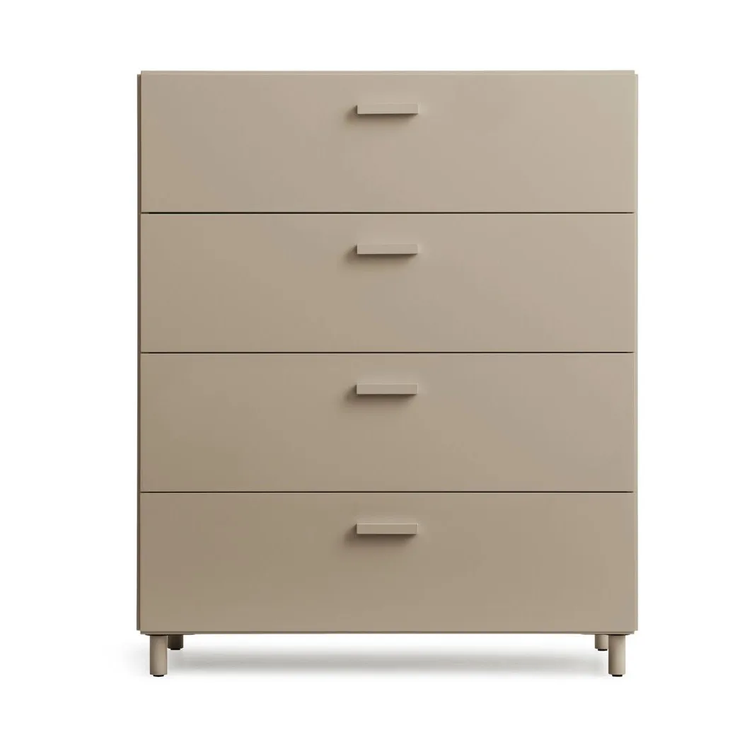 Relief bureau breed met poten 82x92,2 cm beige,  Relief