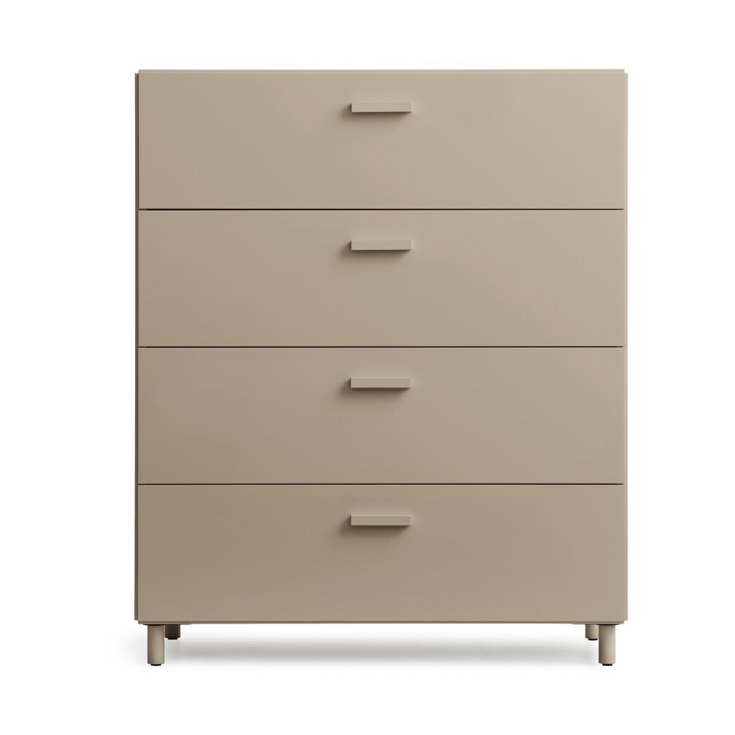 Relief bureau breed met poten 82x92,2 cm beige | Scandinavisch Interieur | Beige