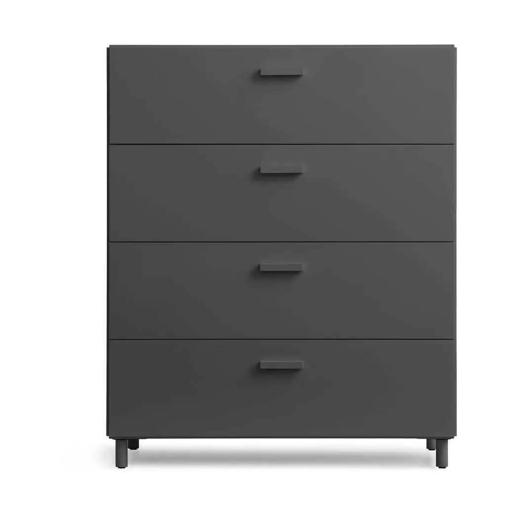 Relief bureau breed met poten 82x92,2 cm grijs,  Relief