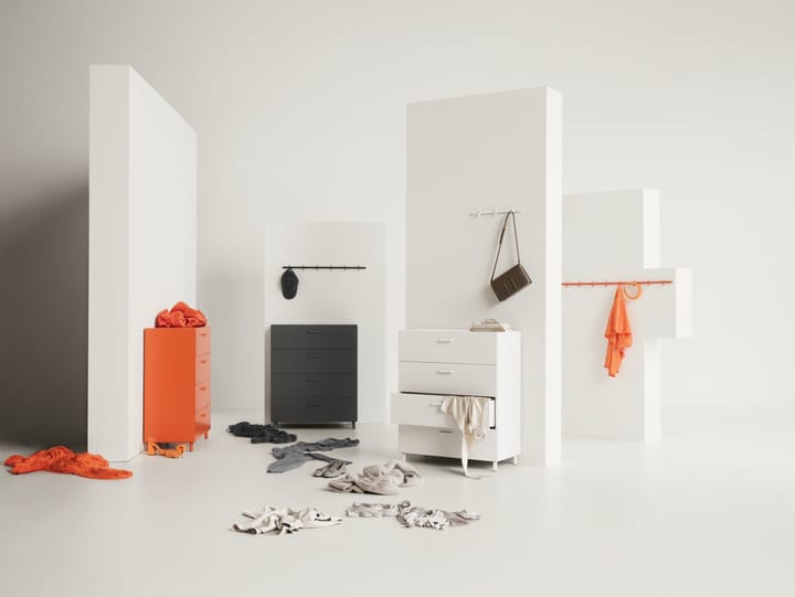 Relief bureau breed met poten 82x92,2 cm grijs Relief