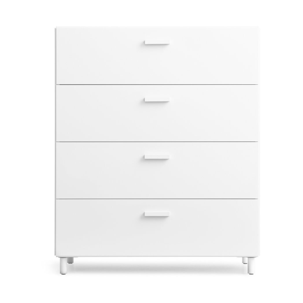 Relief bureau breed met poten 82x92,2 cm wit | Scandinavisch Interieur | Wit