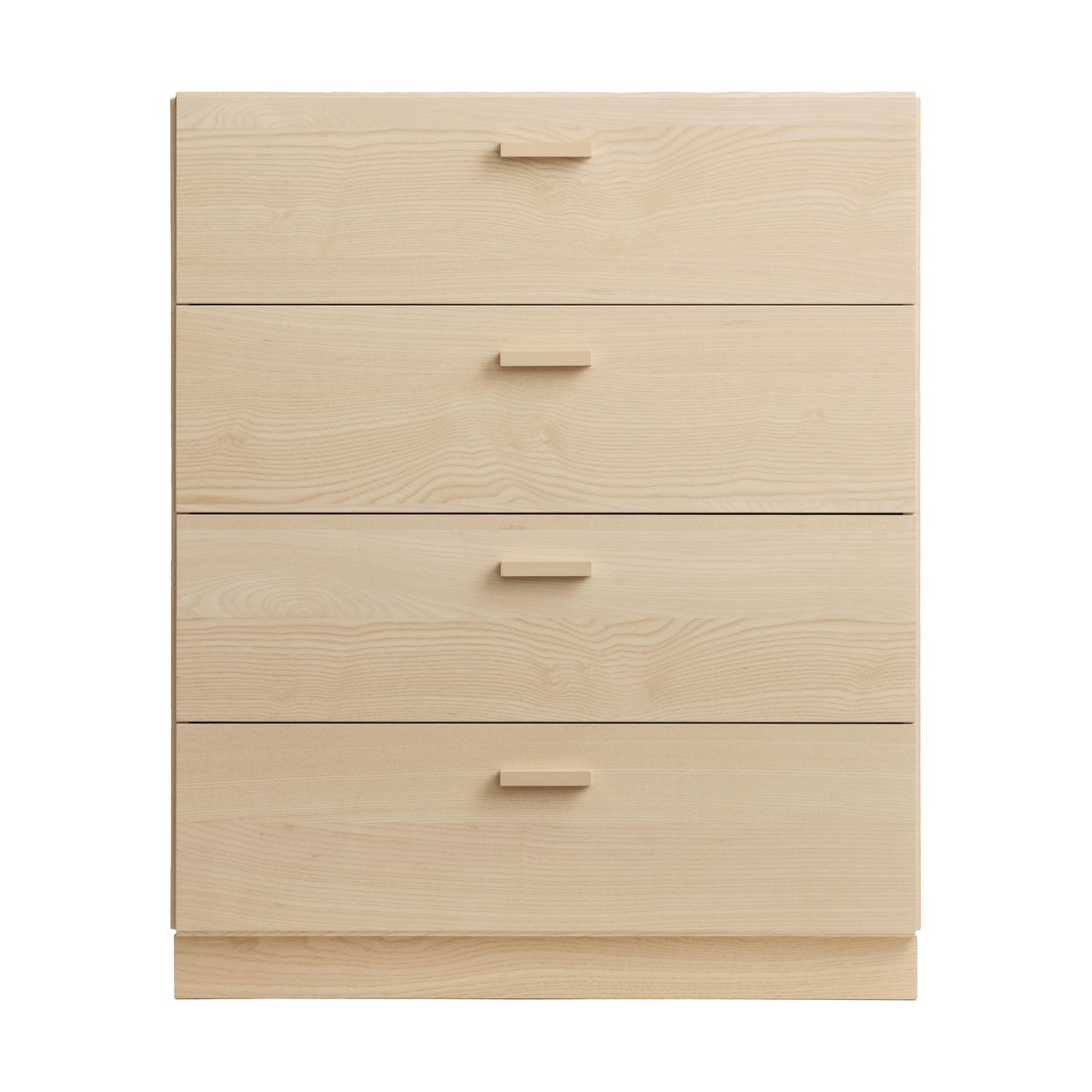 Relief bureau breed met sokkel 82x92,2 cm essenhout