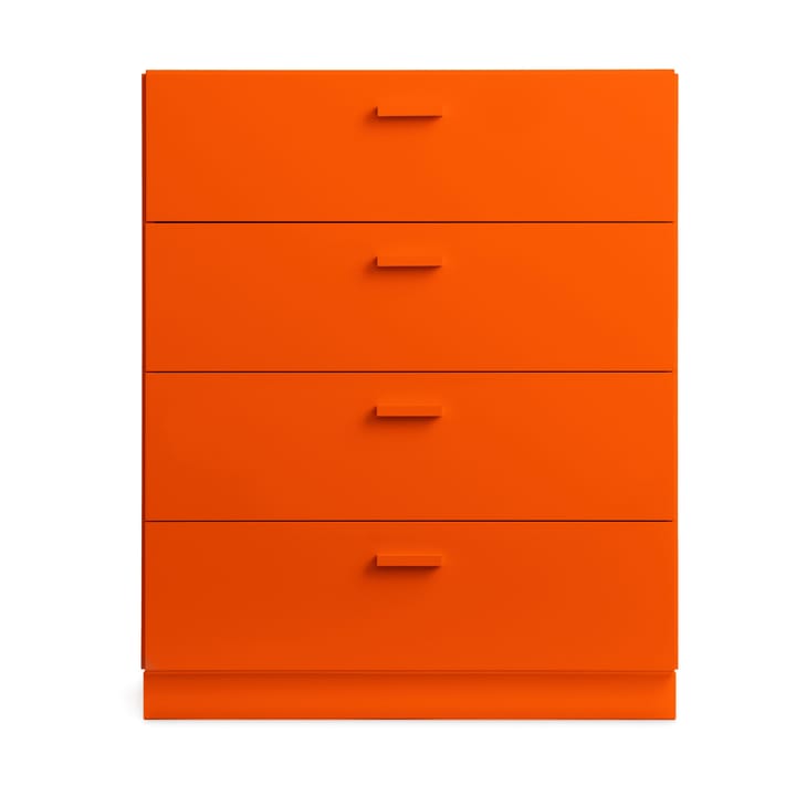 Relief bureau breed met sokkel 82x92,2 cm oranje - undefined - Relief