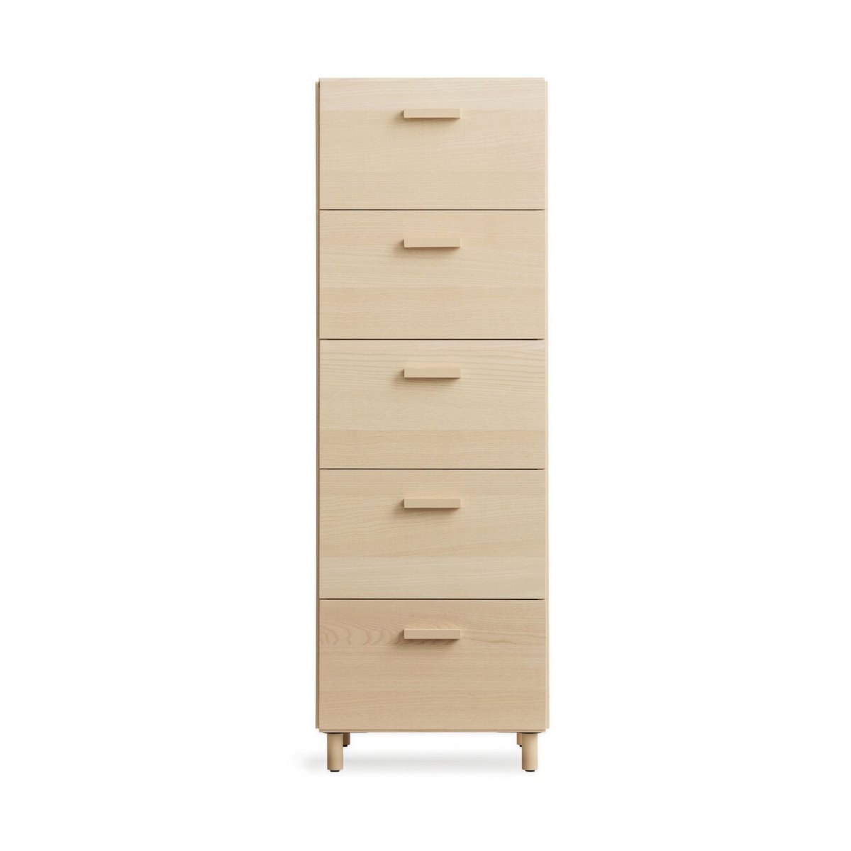 Relief bureau hoog met poten 41x115 cm essenhout | Scandinavisch Interieur | Beige