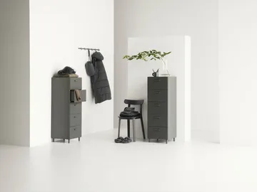 Relief bureau hoog met poten 41x115 cm grijs - Relief