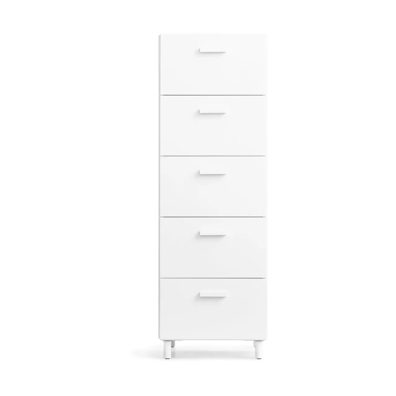 Relief bureau hoog met poten 41x115 cm wit,  Relief