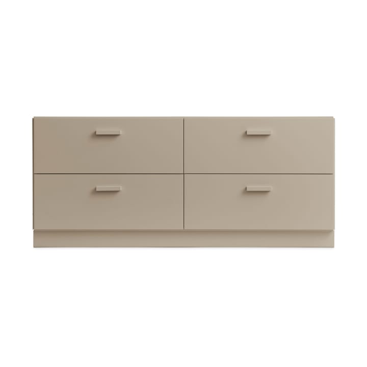 Relief bureau laag met sokkel 123x46,6 cm beige - undefined - Relief