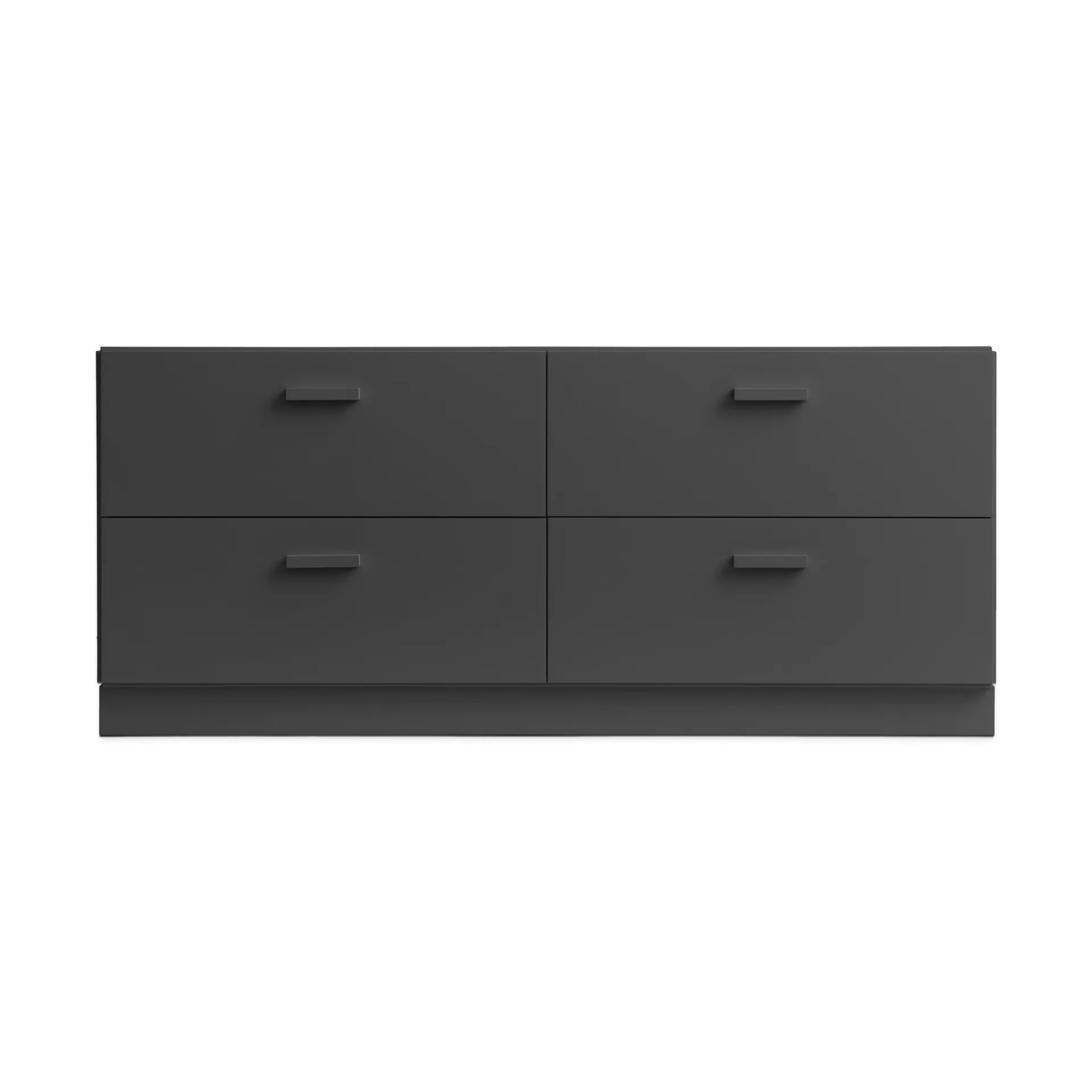 Relief bureau laag met sokkel 123x46,6 cm grijs,  Relief