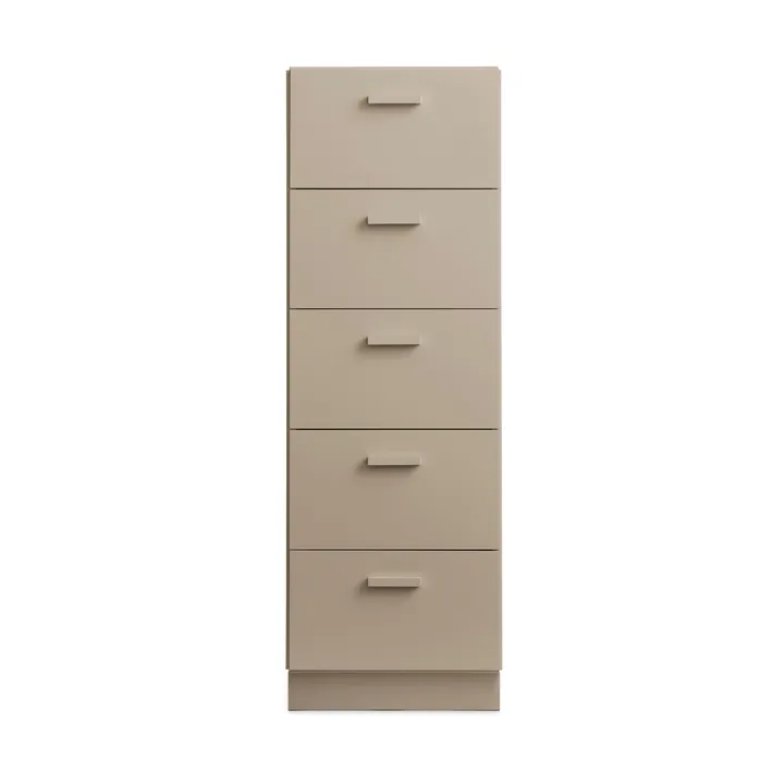 Relief hoge bureau met sokkel 41x115 cm beige - Relief