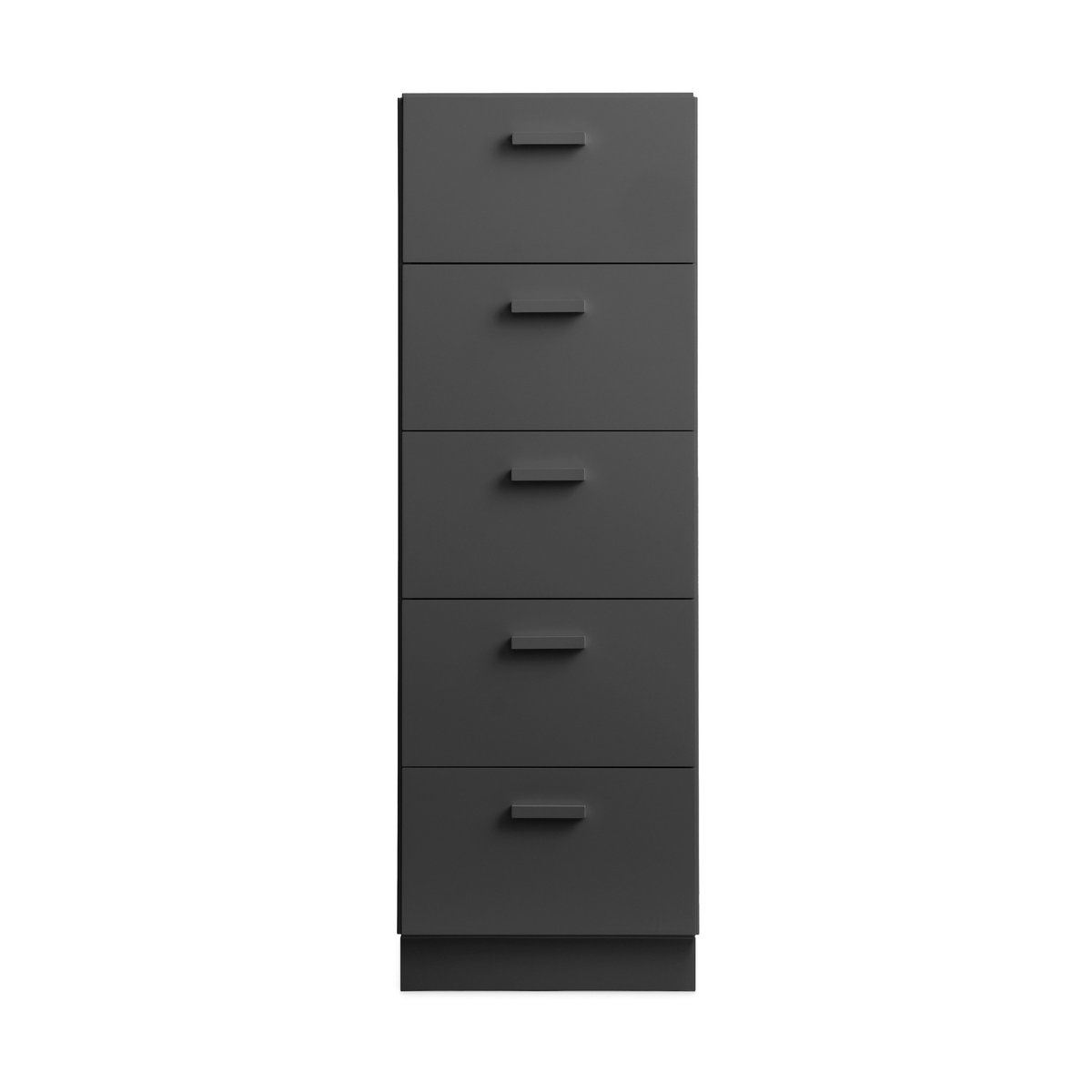 Relief hoge kast met sokkel 41x115 cm grijs | Scandinavisch Interieur | Grijs