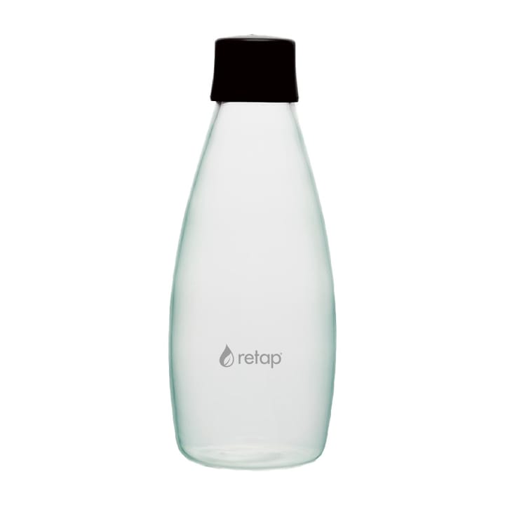 Retap Go 08 glazen fles schroefdop 80 cl - Black - Retap