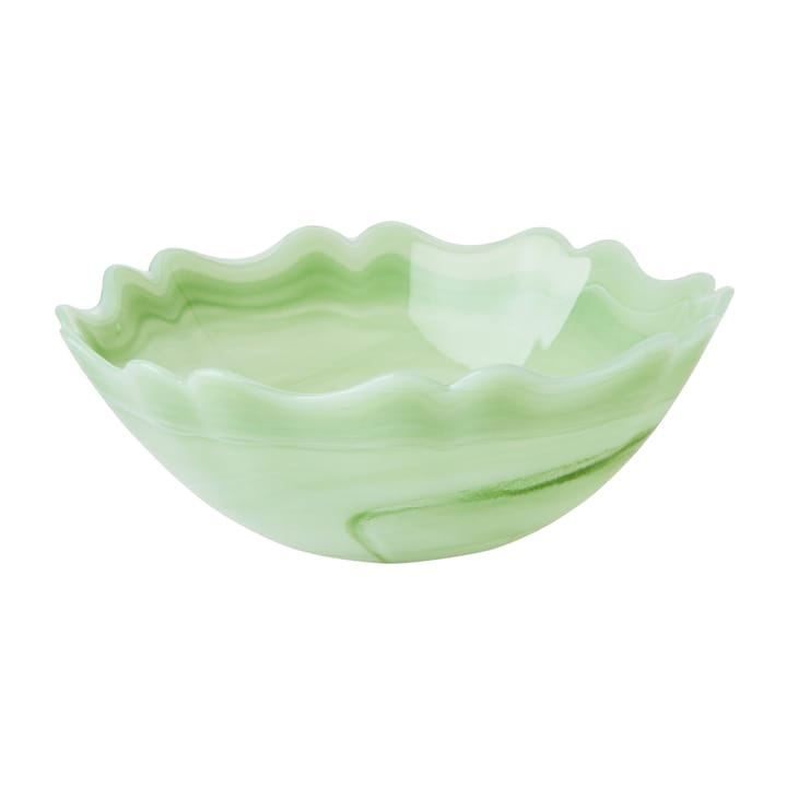 Alabaster glazen kom 50 cl - Green - RICE