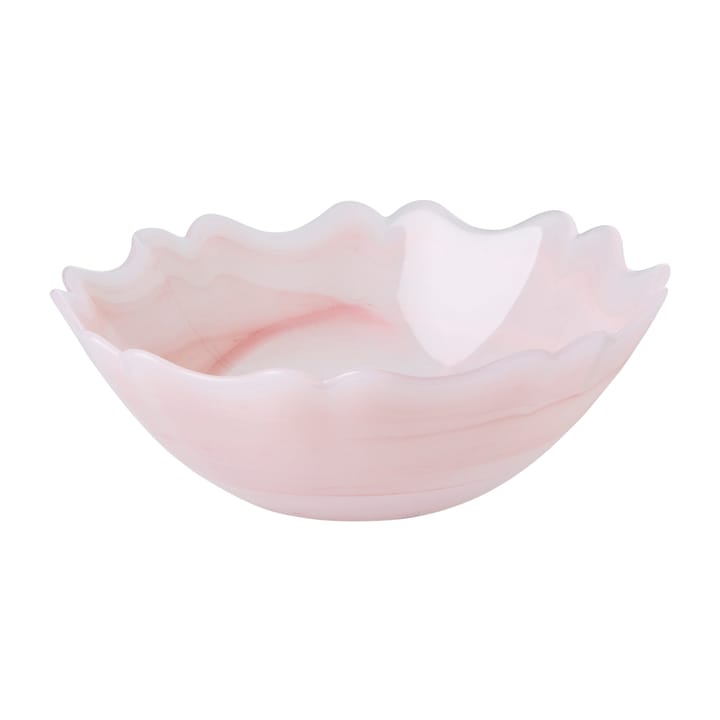 Alabaster glazen kom 50 cl, Soft pink RICE
