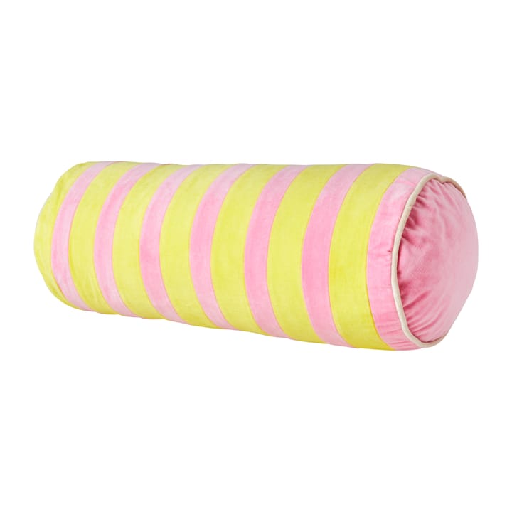 Rice bolsterkussen 25x60 cm, Pink-yellow RICE