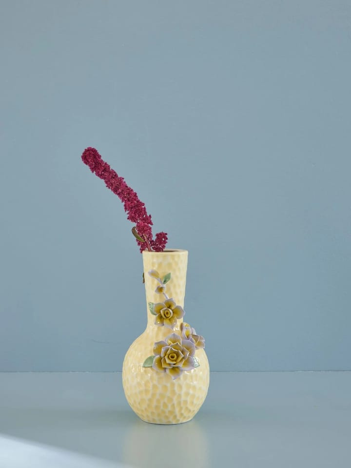Rice Flower Sculpture vaas 25 cm, Cream RICE