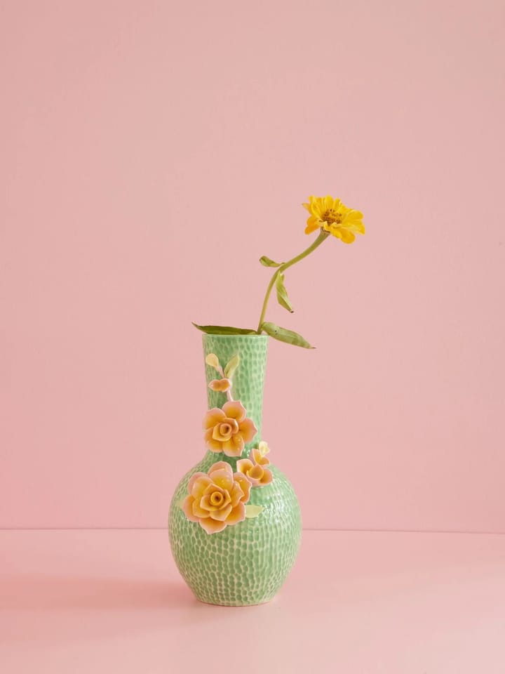 Rice Flower Sculpture vaas 25 cm - Green - RICE