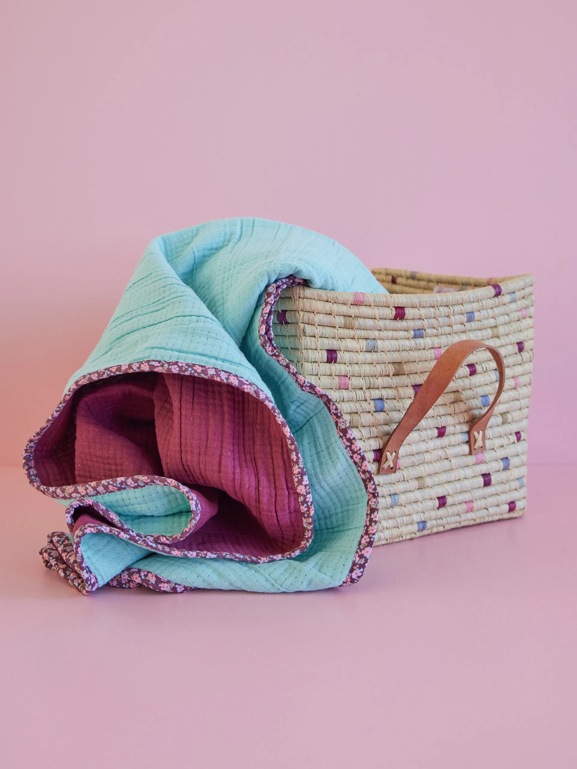 Rice hydrofiele doek 140x200 cm, Multi RICE