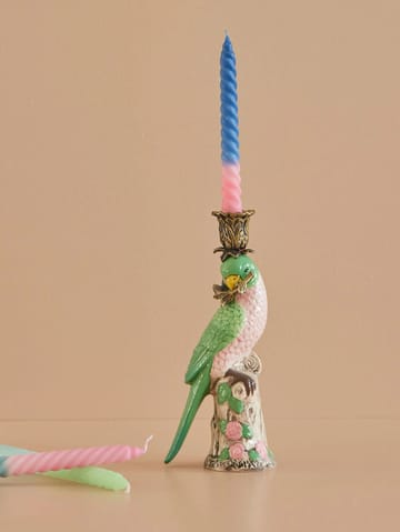 Rice kandelaar vogel 23 cm - Green - RICE