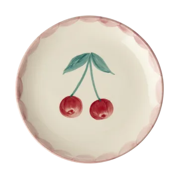 Rice keramiekbord Ø15 cm - Cherry - RICE