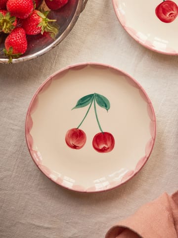 Rice keramiekbord Ø15 cm - Cherry - RICE