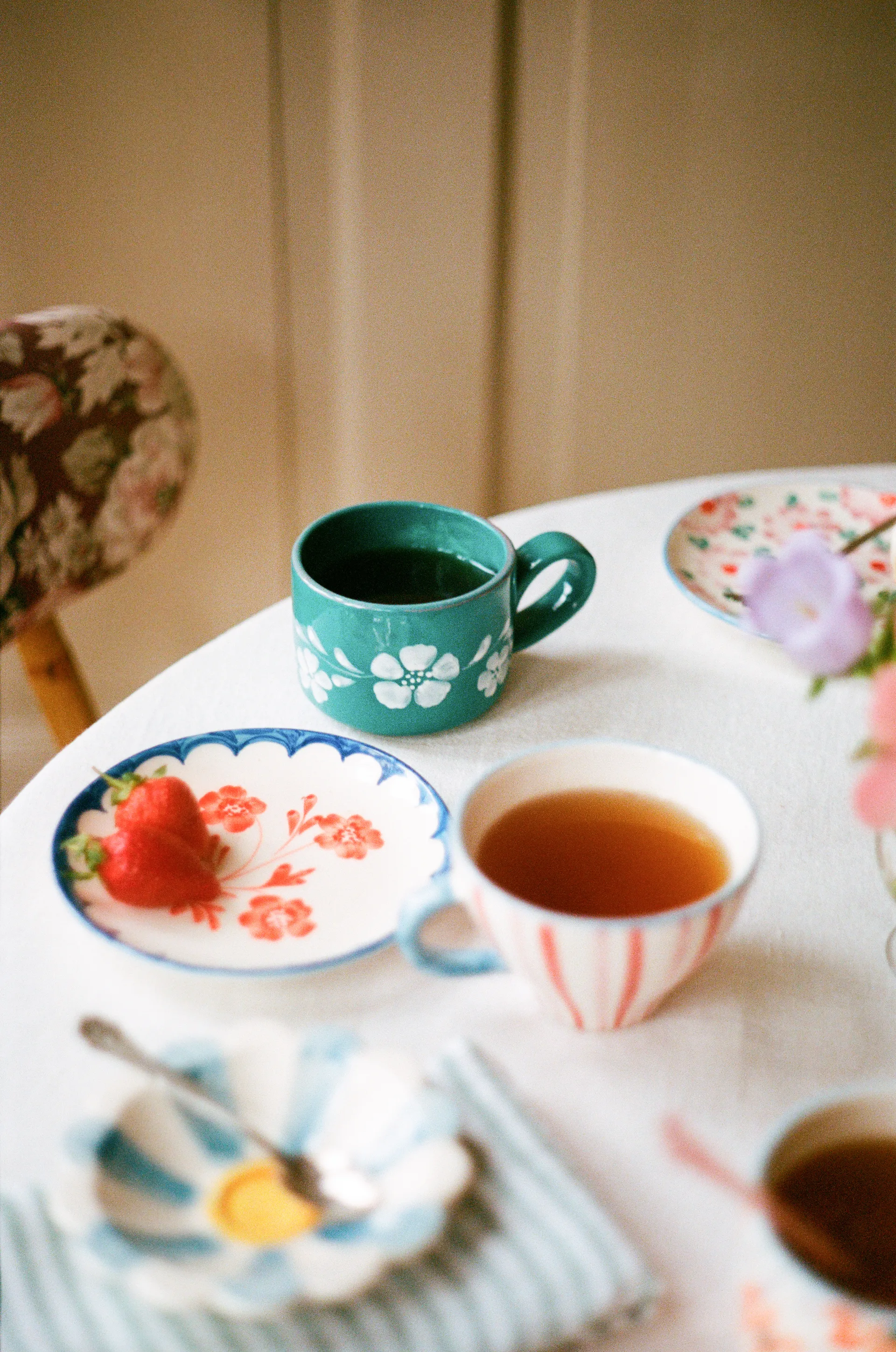 Rice keramiekbord Ø15 cm, Vintage Flower RICE