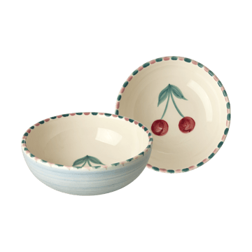 Rice keramiekschaal 35 cl - Cherry-blue - RICE