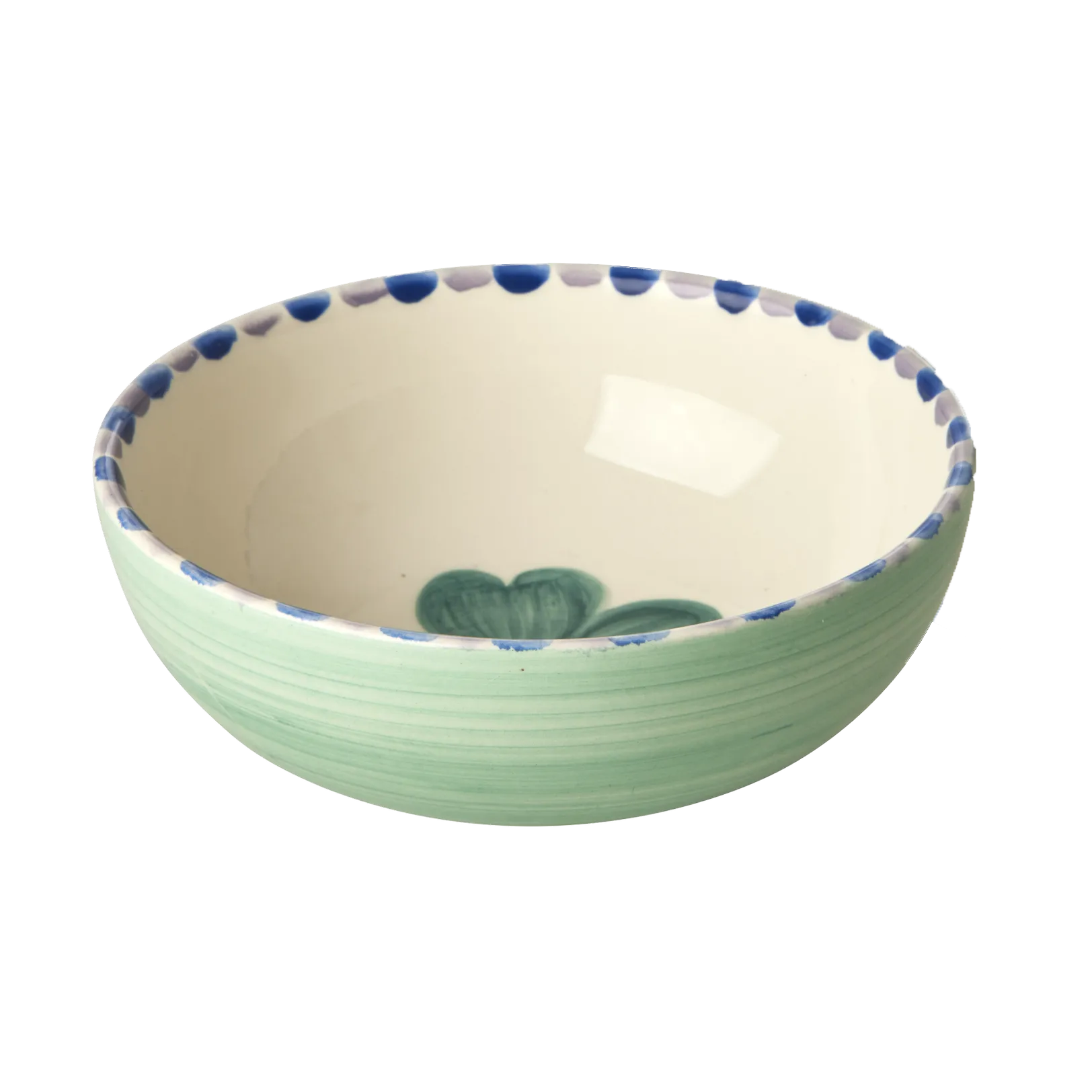 Rice keramiekschaal 35 cl, Good Luck Clover-Soft green RICE