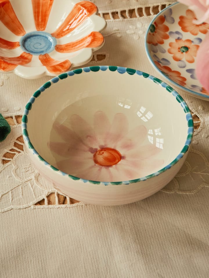 Rice keramiekschaal 35 cl, Soft Pink Flower-lavendel RICE