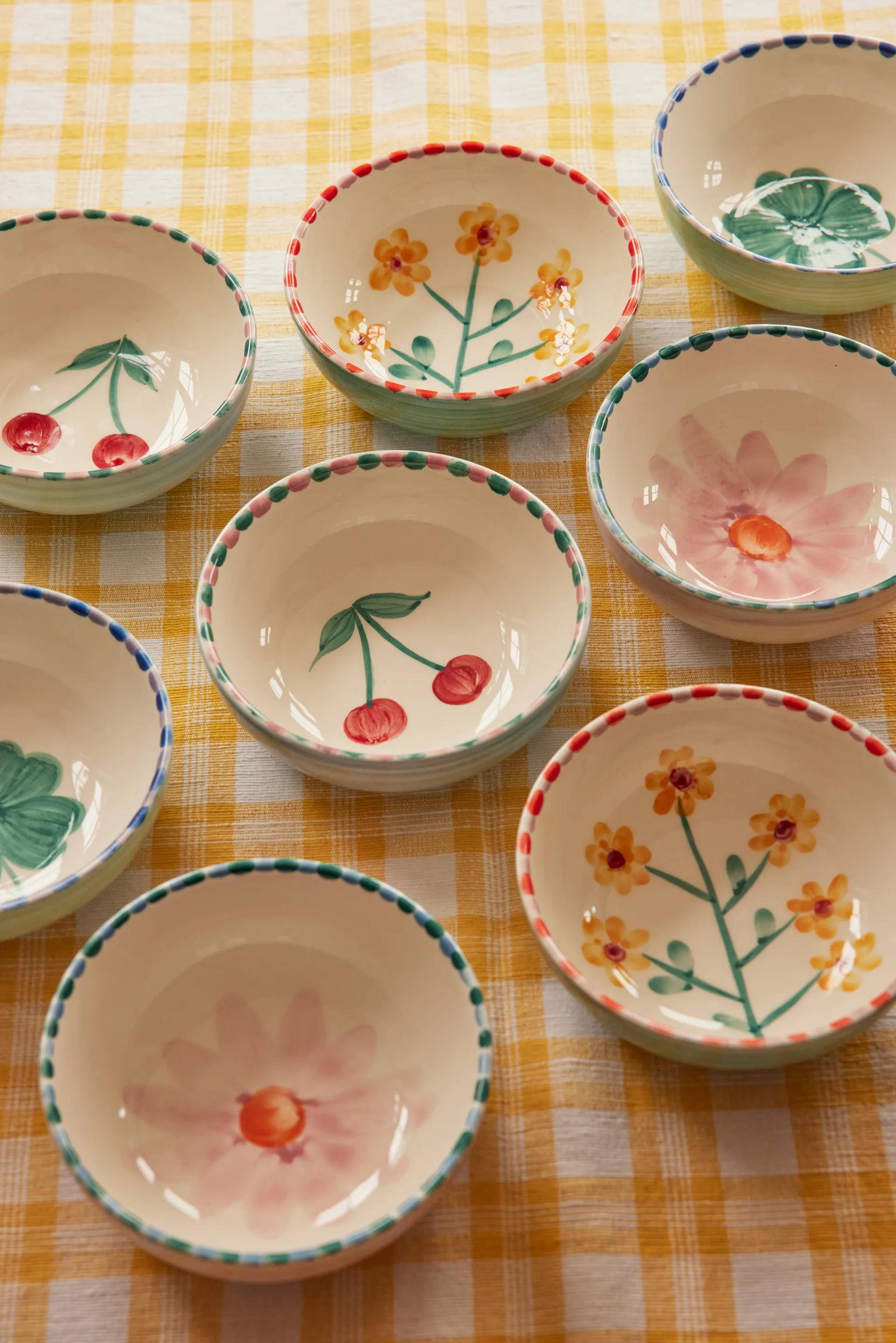 Rice keramiekschaal 35 cl, Soft Pink Flower-lavendel RICE