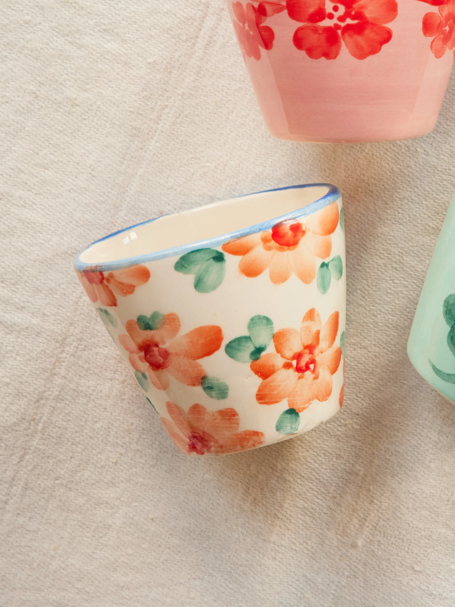 Rice keramische espressokop 7 cl, Orange RICE