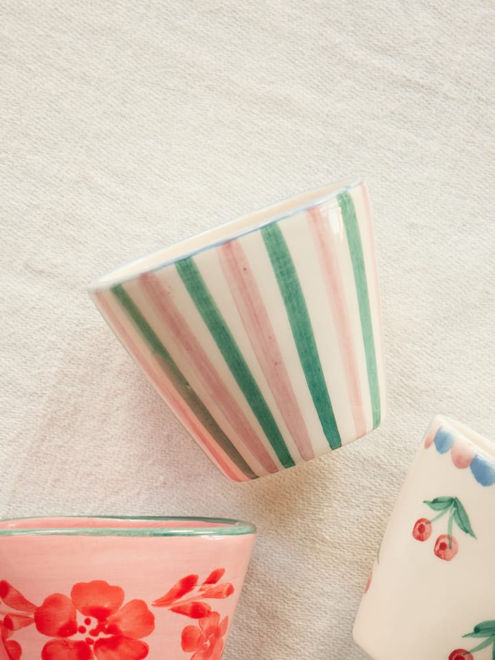 Rice keramische espressokop 7 cl, Stripes RICE