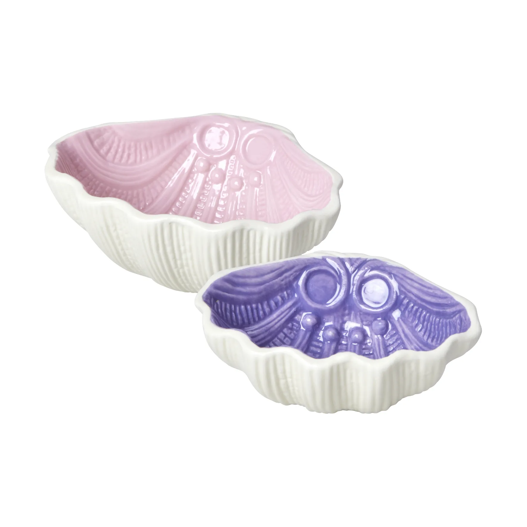 Rice keramische schaal 2-delig, Soft pink RICE