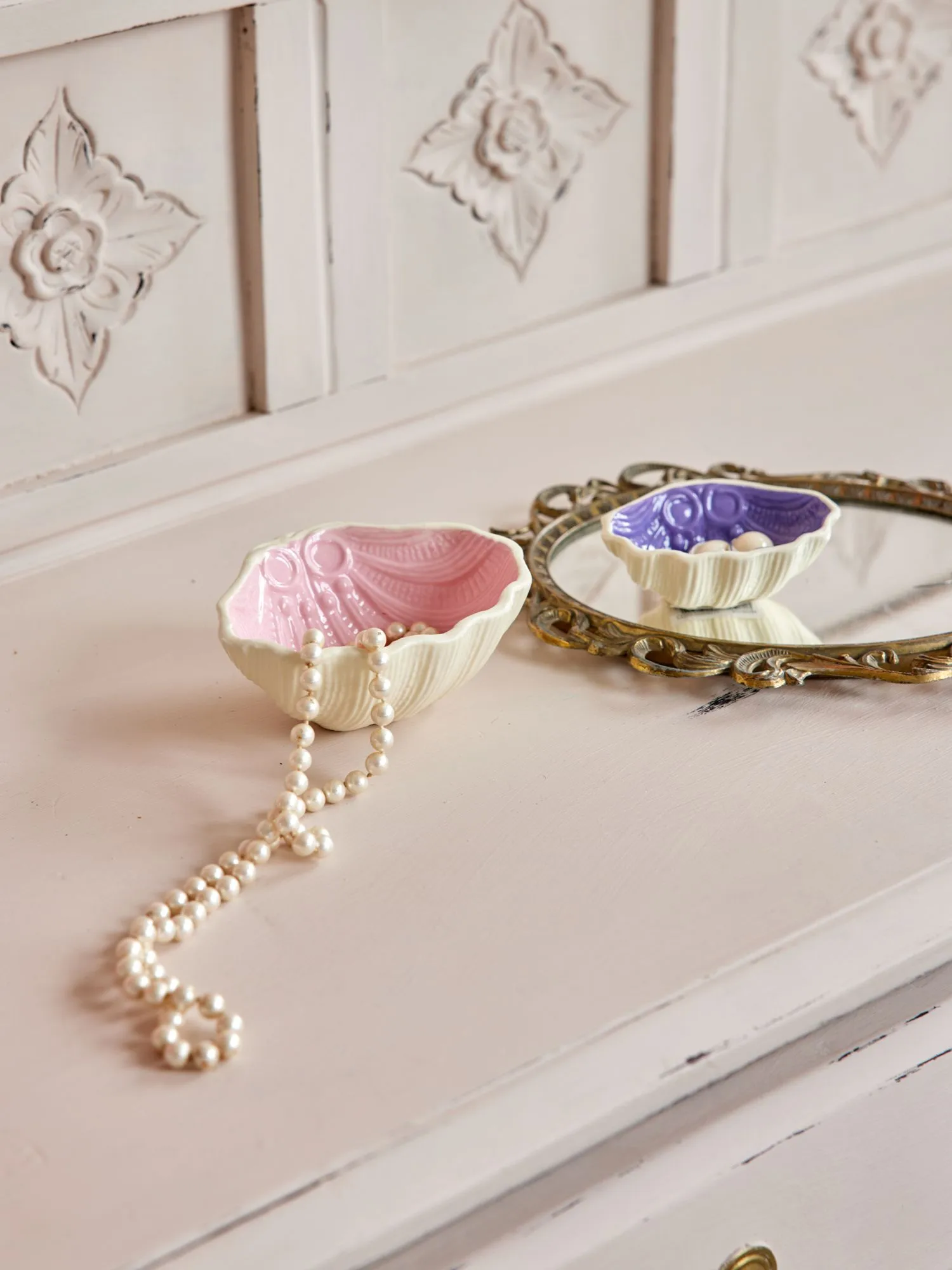 Rice keramische schaal 2-delig, Soft pink RICE