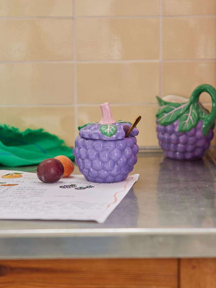 Rice keramische schaal met deksel, Lavender RICE
