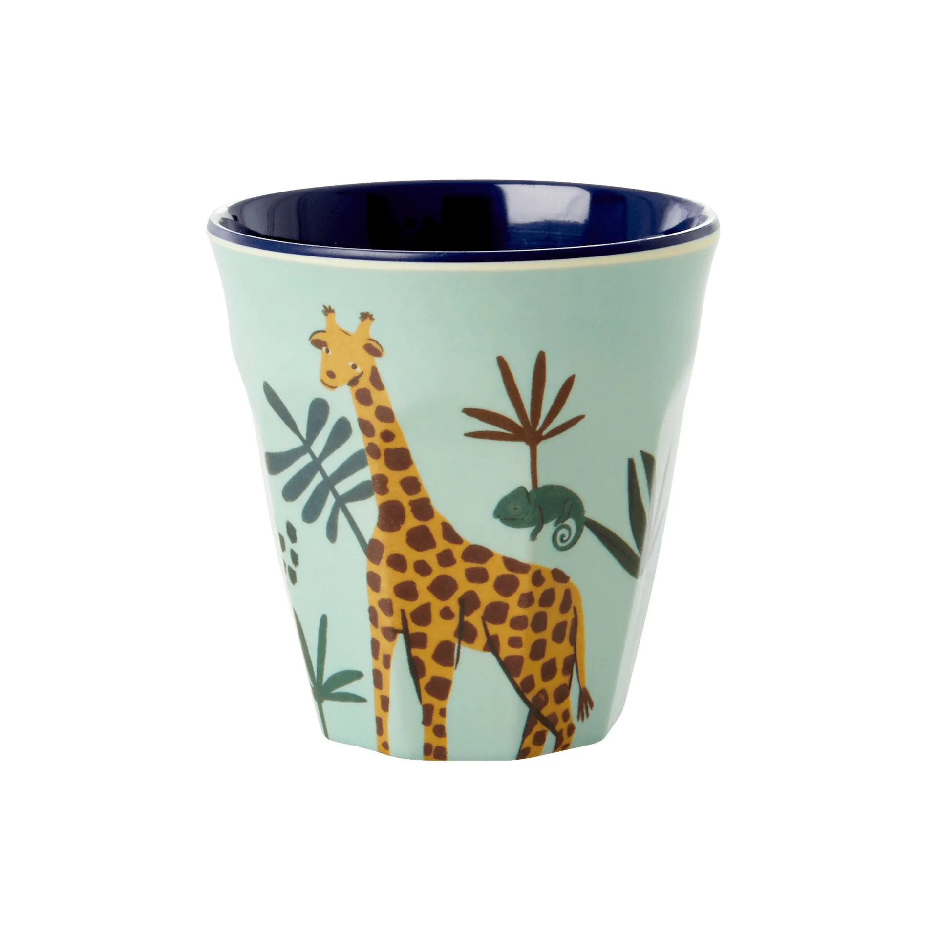 Rice kinderbeker Jungle animals, Blauw RICE