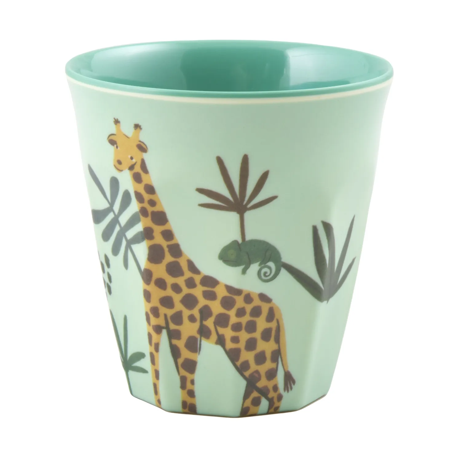 Rice kinderbeker melamine, Blue Jungle Animal RICE